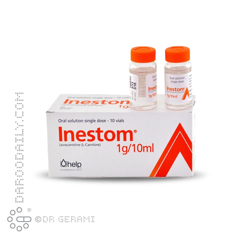 محلول ال کارنیتین 1 گرمی اینستوم هلپ فارمسیوتیکال 10 عددی
