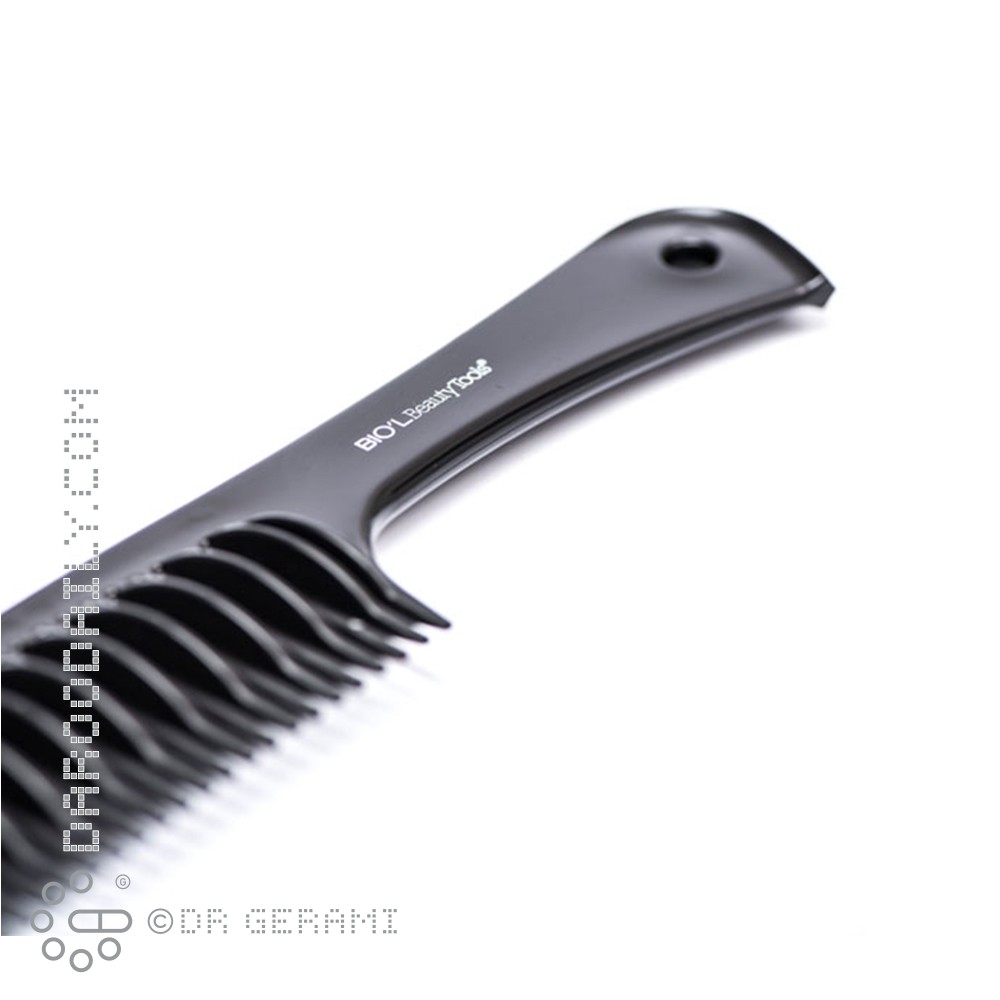 شانه مو دسته دار گرافیت استایل سایز بزرگ بیول