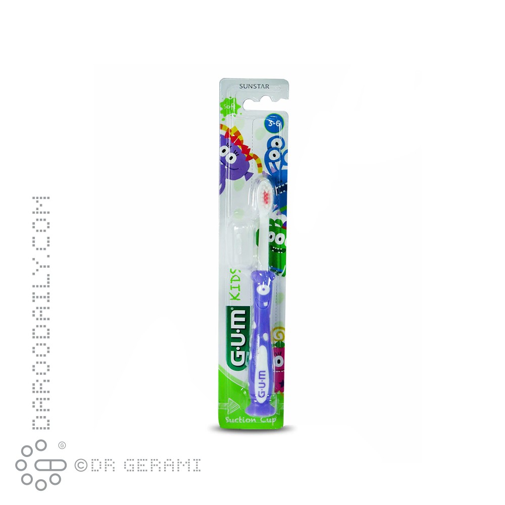 مسواک کودکان 3 تا 6 سال با برس نرم جی یو ام کد 901