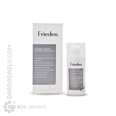 سرم روشن کننده پوست صورت ویتامین C فریدن 30 میلی لیتری