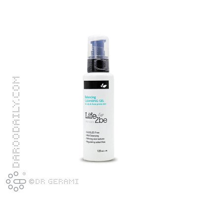 ژل شستشوی صورت پوست چرب لایف توبی 120میلی لیتری