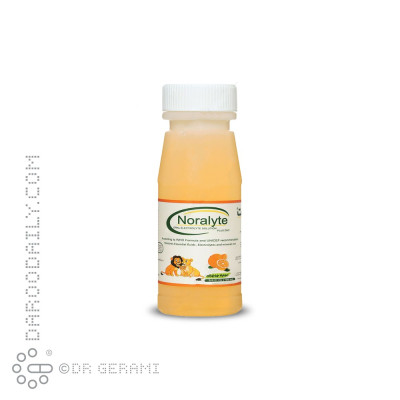 محلول الکترولیت خوراکی نورالیت و زینک نورا فار 100 میلی لیتری