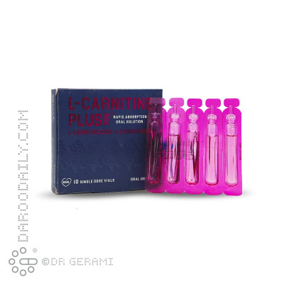 محلول خوراکی ال کارنیتین پلاس 1000 بی اس کی 10 عددی