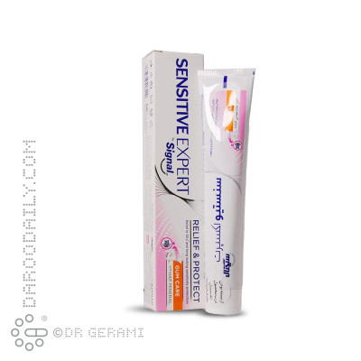 خمیر دندان محافظ لثه مدل Sensitive Expert سیگنال 100 گرمی