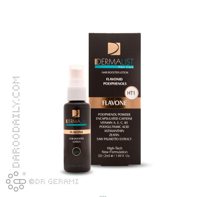 لوسیون تقویت کننده مو مدل HT1 درمالیست 50 میلی لیتری