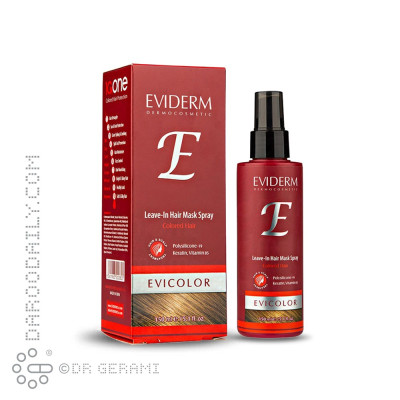ماسک خارج از حمام موهای رنگ شده مدل Evicolor اویدرم 150 میلی لیتری