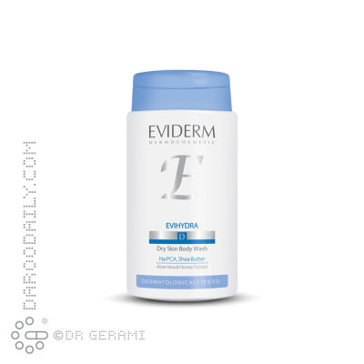 شامپو بدن پوست های خشک مدل Evi Hydra اویدرم 200 میلی لیتری