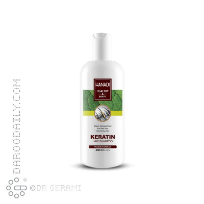 شامپو مو حاوی کراتین هانادی 400 میلی لیتری