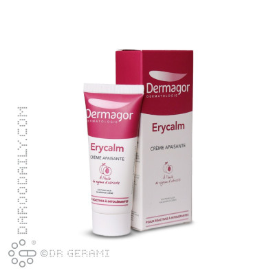 کرم ضد قرمزی و التیام بخش پوست مدل Erycalm درماگور 40 میلی لیتری