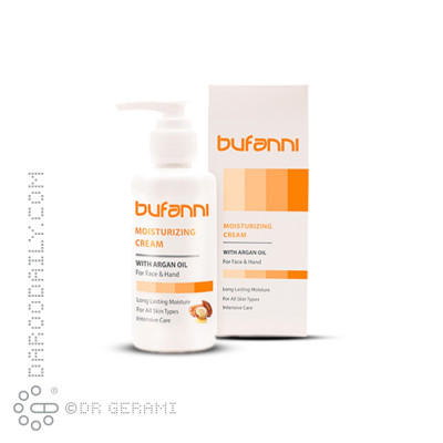 کرم مرطوب کننده پوست حاوی روغن آرگان بوفانی 150 میلی لیتری