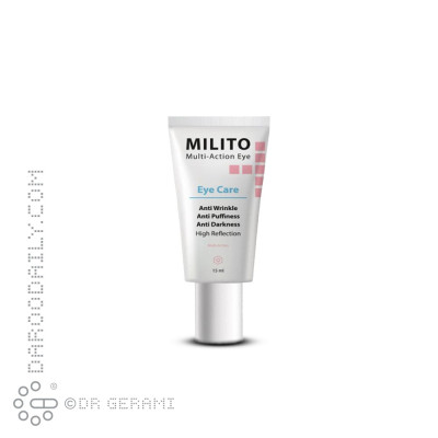 کرم دور چشم سه کاره میلیتو 15میلی لیتری