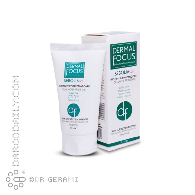 ژل ضد جوش پوست چرب مدل Sebolia SOS درمال فوکوس 40 میلی لیتری