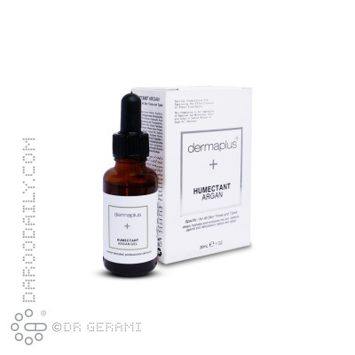 محلول رطوبت رسان مدل Humectant آرگان درماپلاس 30 میلی لیتری