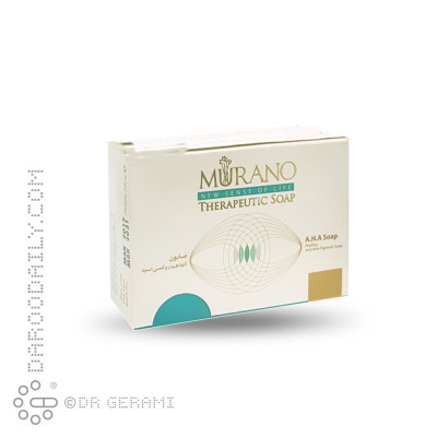 صابون آلفا هیدروکسی اسید مورانو 100 گرمی