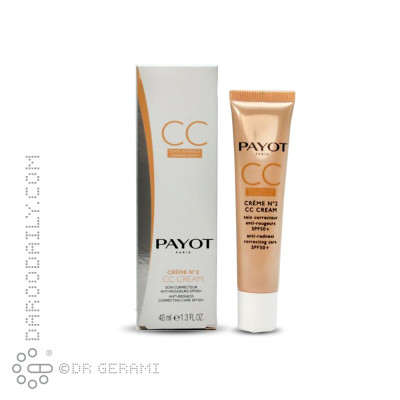 سی سی کرم ضد قرمزی پوست SPF50 شماره ۲ پایو 40 میلی لیتری