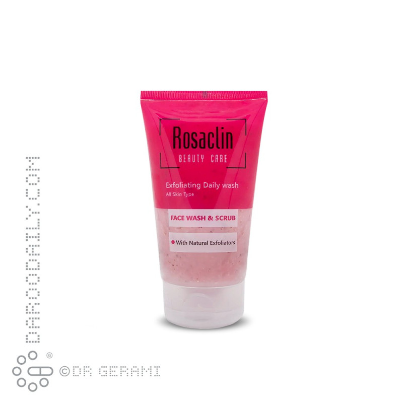 ژل اسکراب شستشوی صورت رزاکلین 150 میلی لیتری