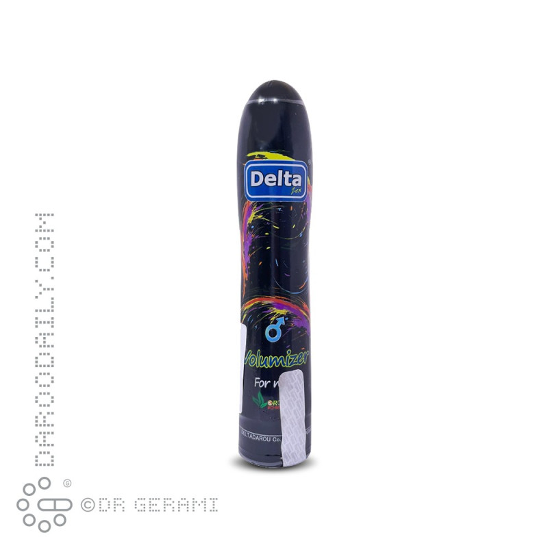 ژل حجم دهنده مشکی آقایان مدل volumizer دلتا زکس 100 گرمی