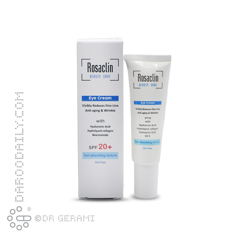 کرم ضد پیری و ضد چروک دور چشم SPF20 رزاکلین 30 میلی لیتری