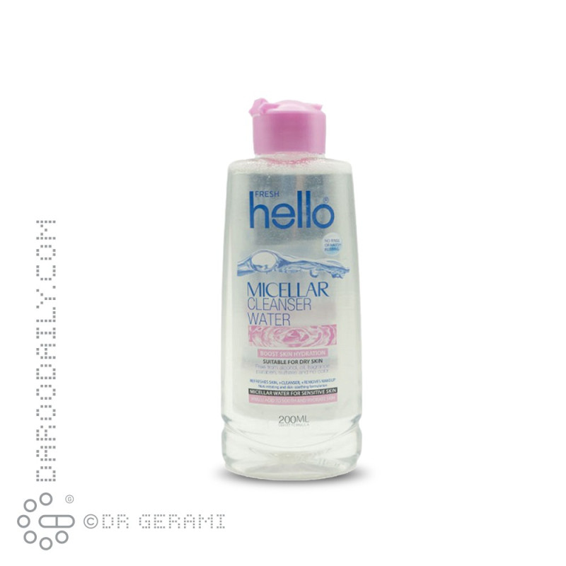 محلول پاک کننده پوست خشک میسلار واتر هلو فرش 200 میلی لیتری