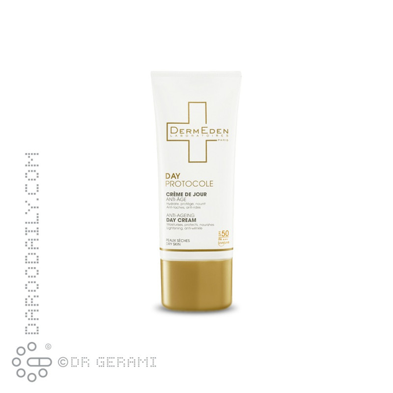 کرم روز پوست خشک SPF50 درمدن 30 میلی لیتری