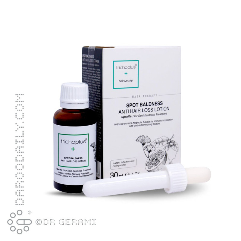 لوسیون تقویت کننده مناسب ریزش موی سکه ای تریکوپلاس 30 میلی لیتری
