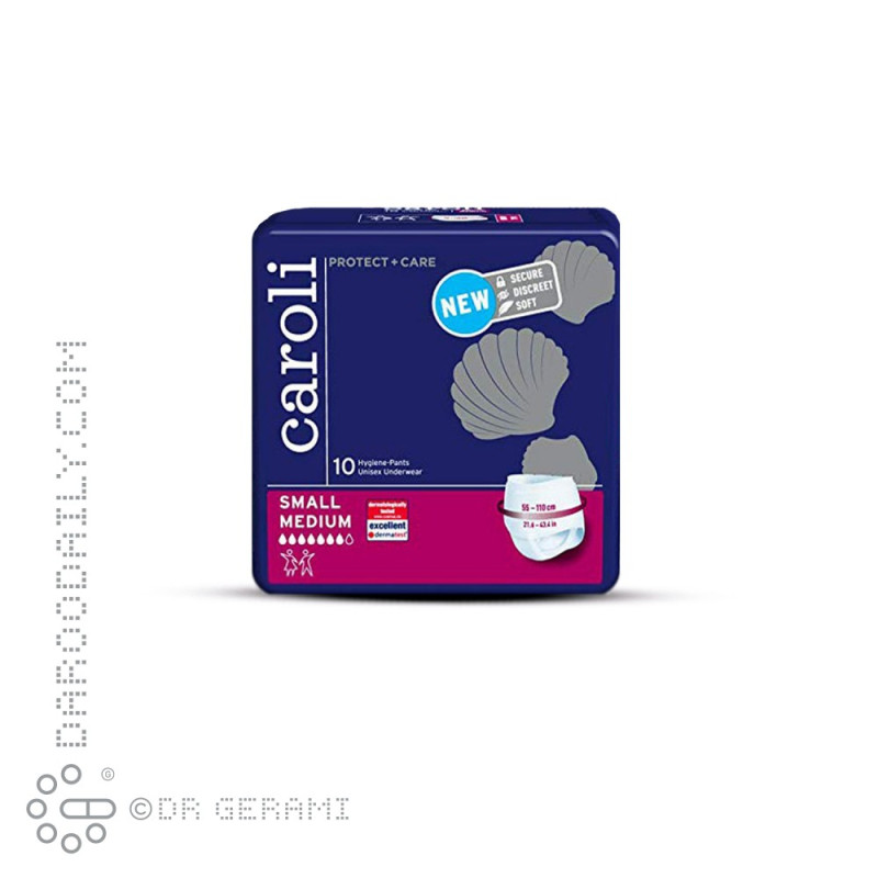 پوشینه شورتی بزرگسال سایز متوسط کرولی 10 عددی