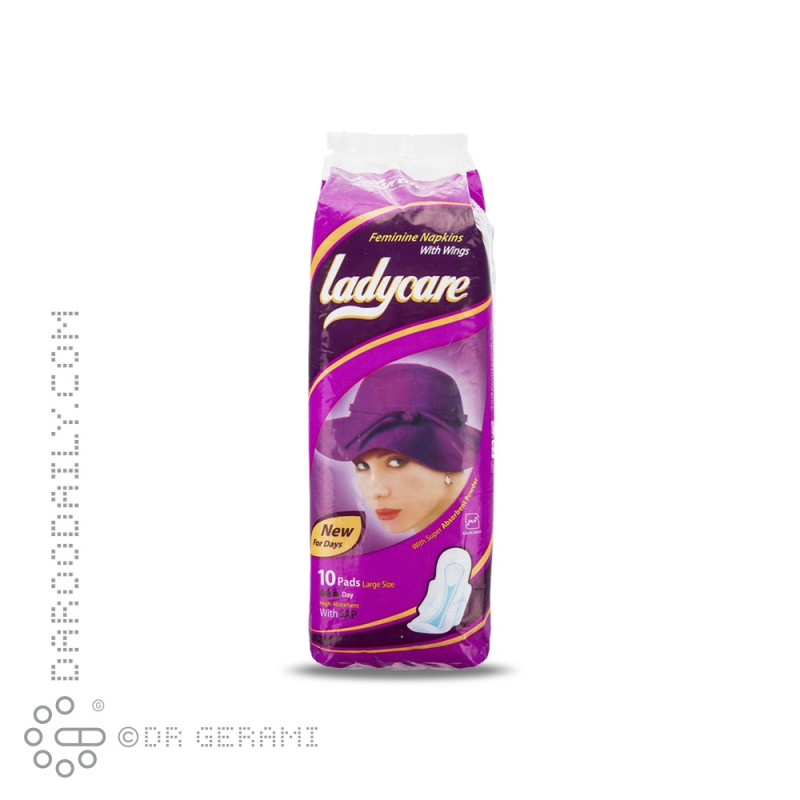 نوار بهداشتی روز مشبک بزرگ لیدی کر 10 عددی