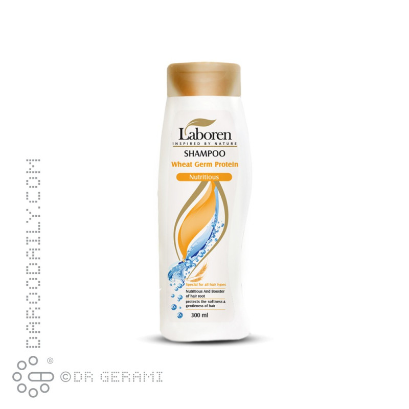 شامپو مو حاوی پروتئین جوانه گندم لابورن 300 میلی لیتری