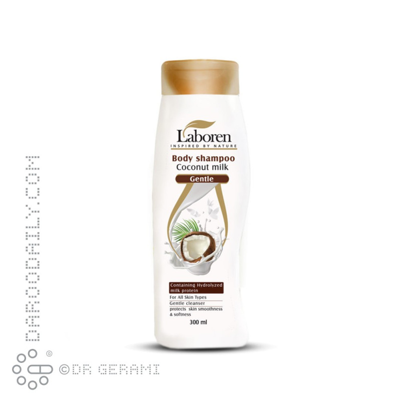 شامپو بدن شیر نارگیل لابورن 300 میلی لیتری