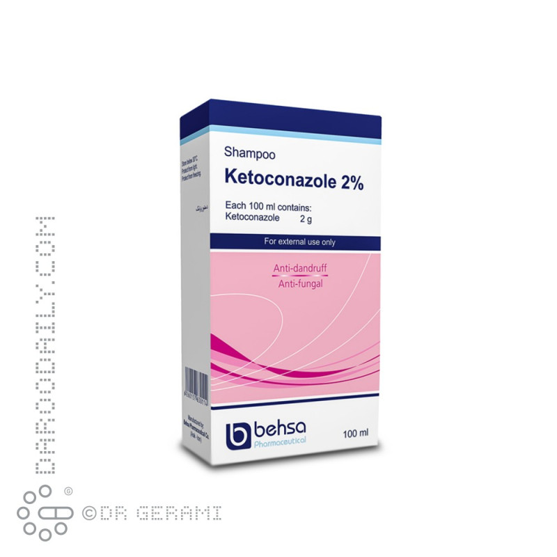 شامپو کتوکونازول 2 درصد بهسا 100 میلی لیتری