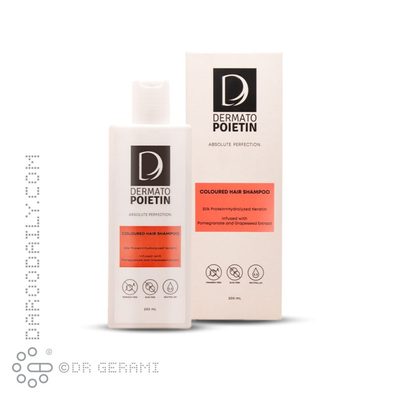 شامپو ترمیم کننده و تثبیت کننده رنگ مو درماتو پویتین ۲۰۰ میلی لیتری