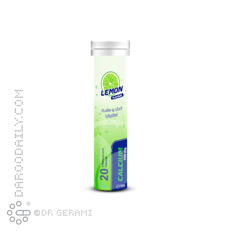 قرص جوشان کلسیم 500 سینا پیشگام 20 عددی