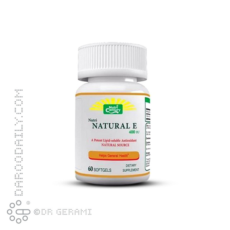 سافت ژل نوتری نچرال E نوتری سنتری 60 عددی