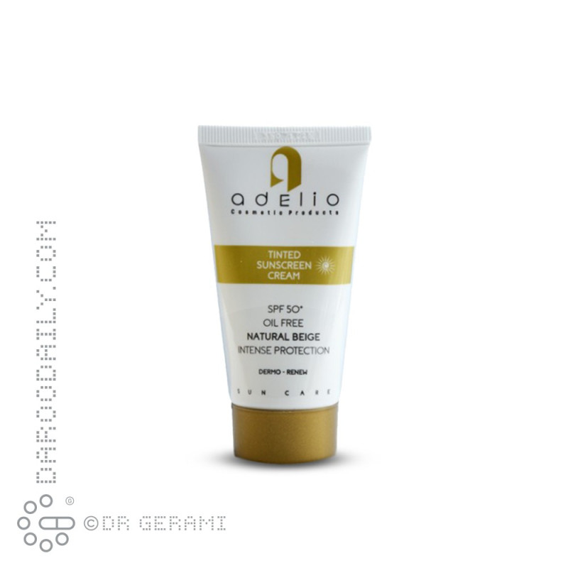 کرم ضد آفتاب بژ طبیعی فاقد چربی SPF50 ادلیو ۵۰ میلی لیتری