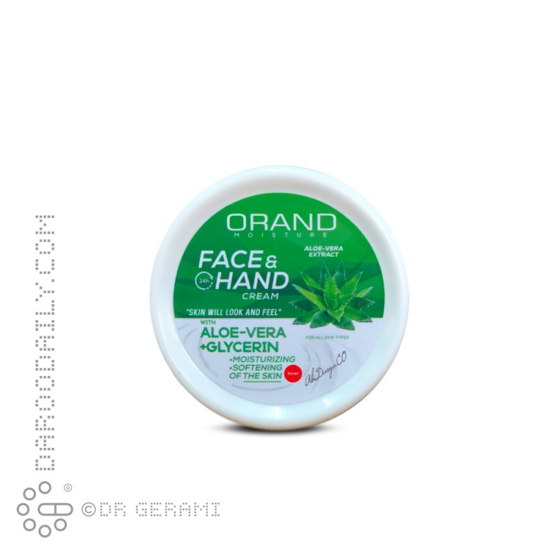 کرم مرطوب کننده حاوی عصاره آلوئه ورا اورند 180 میلی لیتری