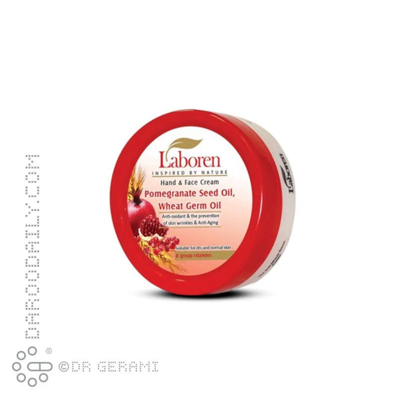 کرم مرطوب کننده پوست خشک حاوی روغن دانه انار لابورن 150 میلی لیتری