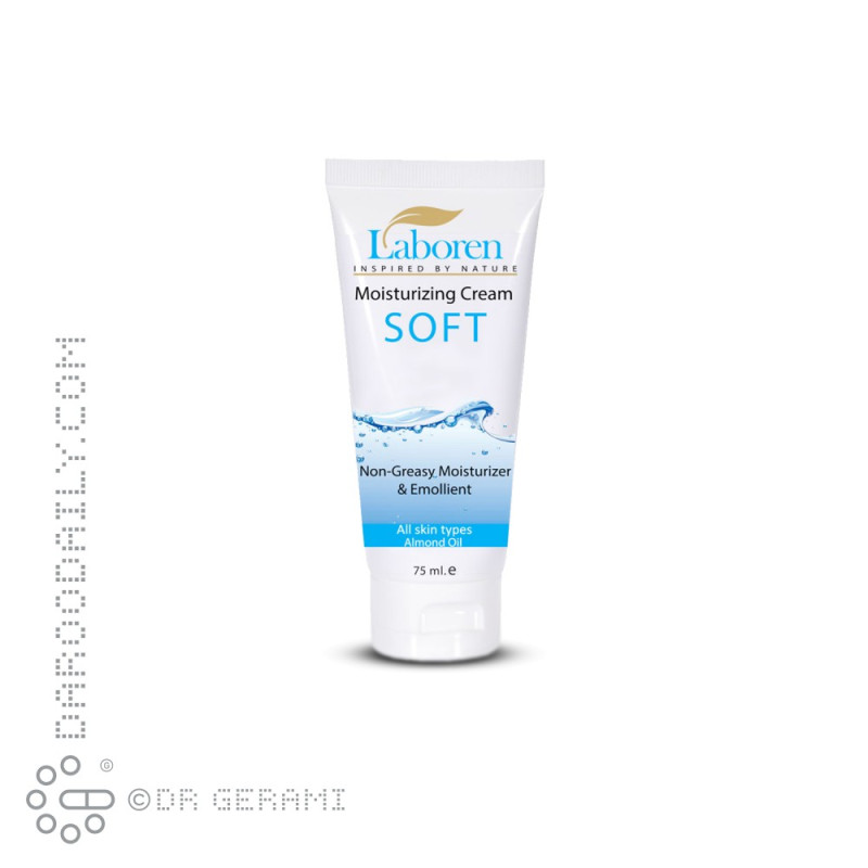 کرم مرطوب کننده پوست مدل Soft لابورن 75 میلی لیتری