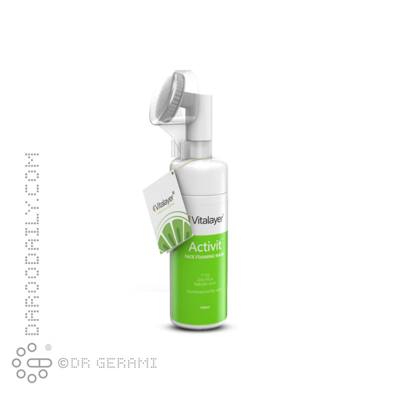 فوم شستشو پوست چرب و مختلط مدل Activit ویتالیر 150 میلی لیتری