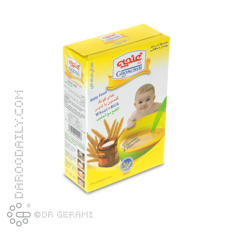 غذای کودک گندمین با شیر غنچه ۳۰۰ گرمی