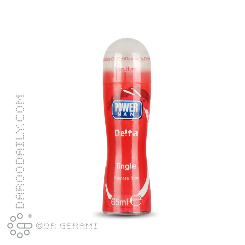 ژل جمع کننده قرمز Tringle مدل Power Man دلتا زکس 65 میلی لیتری