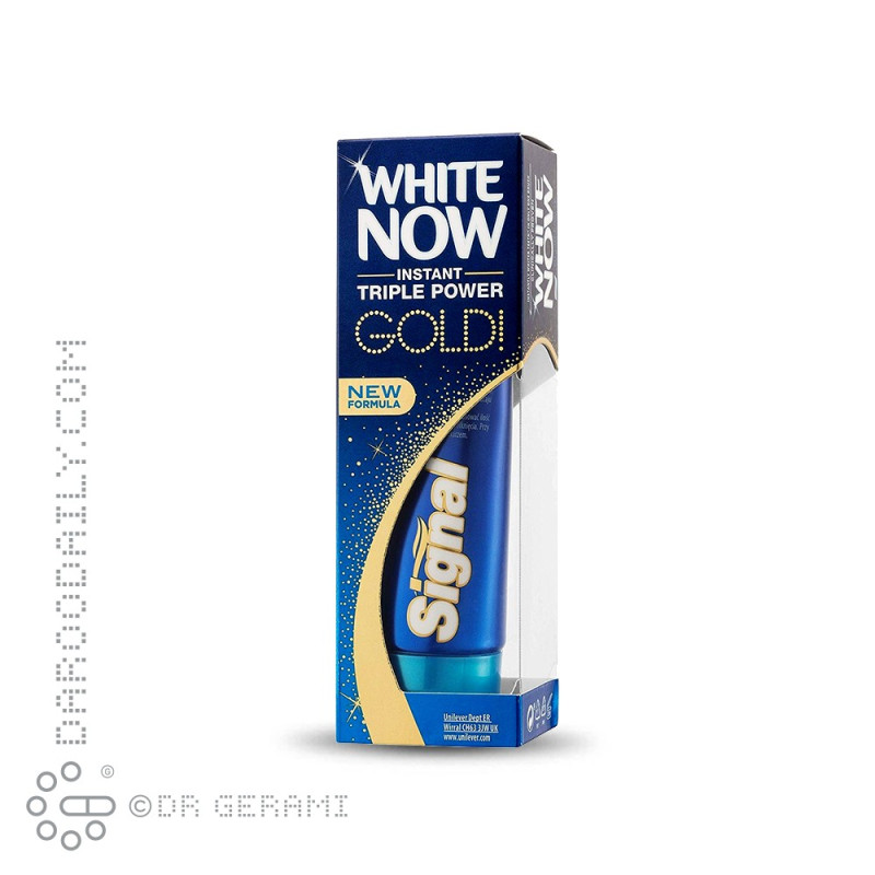 خمیر دندان مدل White Now Gold سیگنال ۵۰ میلی لیتری