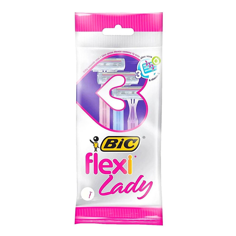 تیغ سه لبه فلکس زنانه بیک 3 عددی