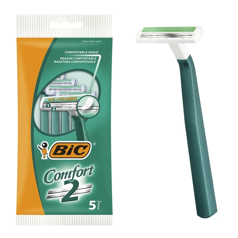 تیغ دو لبه صابون دار کامفورت 5 عددی