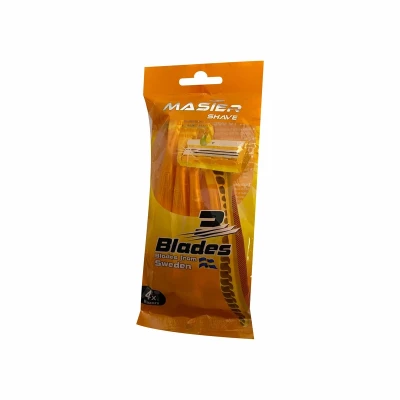 خودتراش 3 لبه مستر شیو ۴ عددی