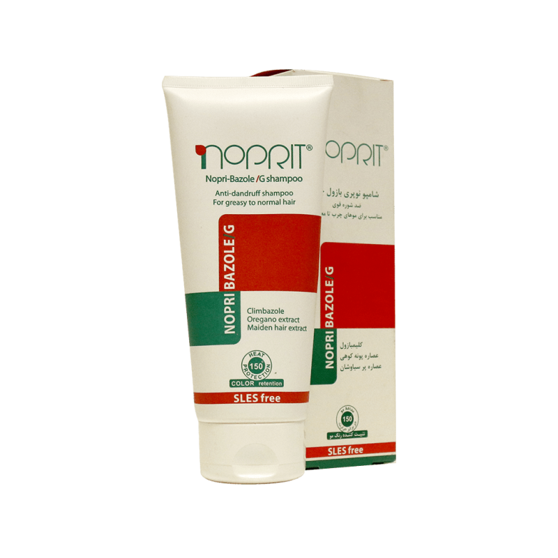 شامپو ضد شوره قوی موی چرب تا معمولی مدل Nopri Bazole G نوپریت  ۲۰۰ میلی لیتری