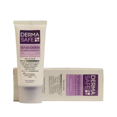 کرم ژل مرطوب کننده پوست خشک و حساس مدل Sensi Derm درماسیف 40 میلی لیتری