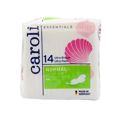 نوار بهداشتی بالدار 2 قطره کرولی 14 عددی