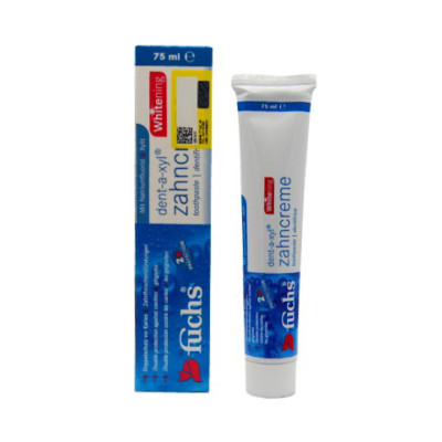 خمیر دندان سفید کننده بزرگسالان مدل Denta-a-xyl فوکس 75 میلی لیتری