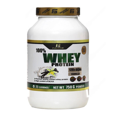 پودر پروتئین وی 100 درصد وانیلی فول استار 750 گرمی