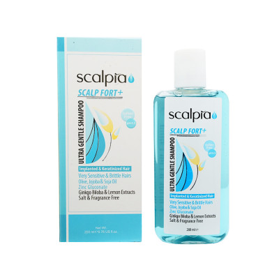 شامپو موهای تازه کاشت شده اسکالپیا ۲۰۰ میلی لیتری